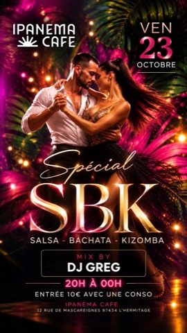 Affiche : SPECIAL SBK à l'Ipanéma