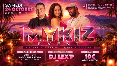 Affiche : MYKIZ EVENT – La kizomba nous rassemble