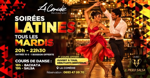 Affiche : Les Mardis latinos à La Comédie
