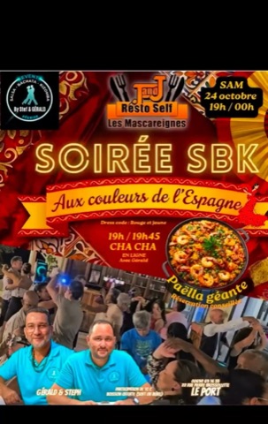 Affiche : SOIRÉE SBK España Édition