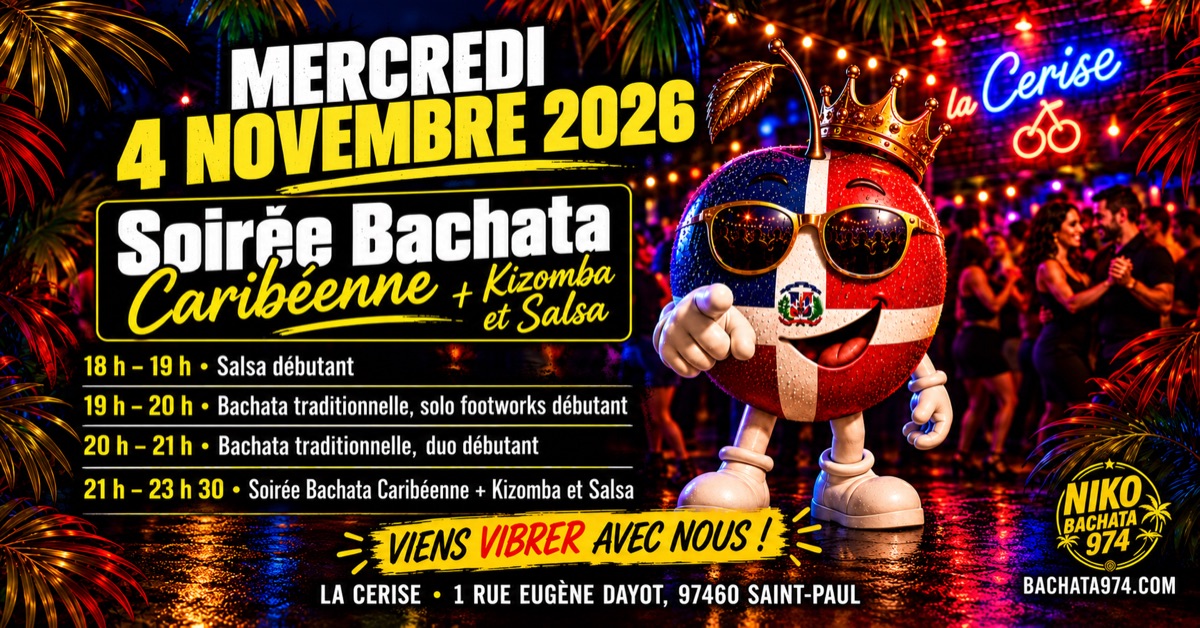 Affiche : Bachata Caribéenne